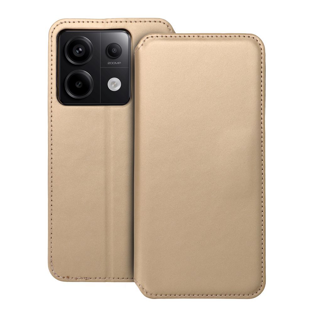 DUAL POCKET Book case for XIAOMI Redmi Note 13 Pro 5G gold