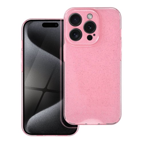 CLEAR CASE 2 mm BLINK for IPHONE 15 Pro pink