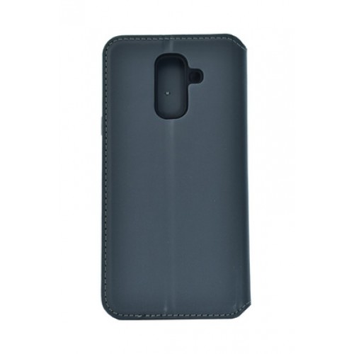 POWERTECH Θήκη Slim Leather για Samsung A6 Plus 2018, γκρι